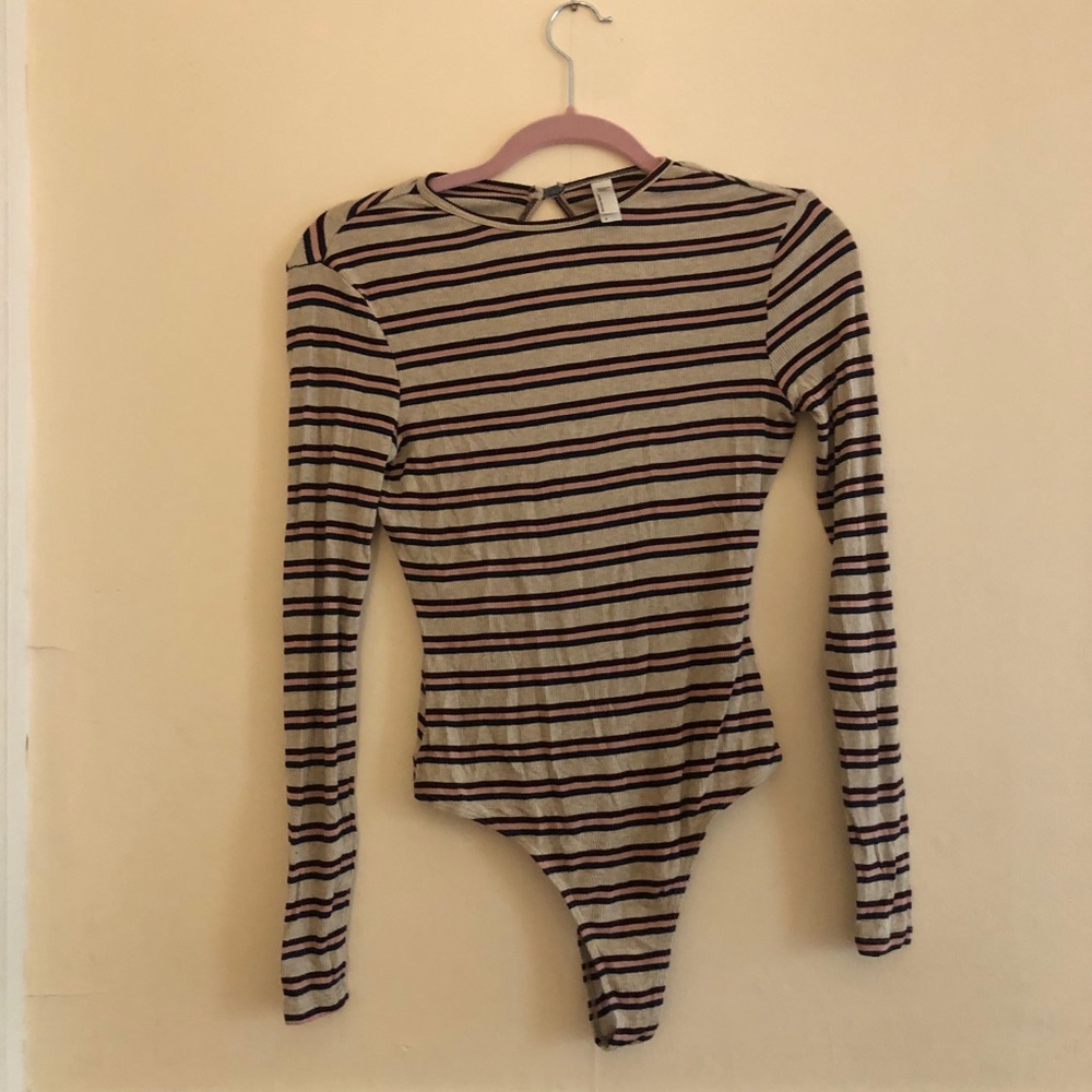 Striped Long Sleeve Bodysuit